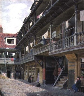 Az Oxford Arms, Warwick Lane, London alkotó: George Price Boyce
