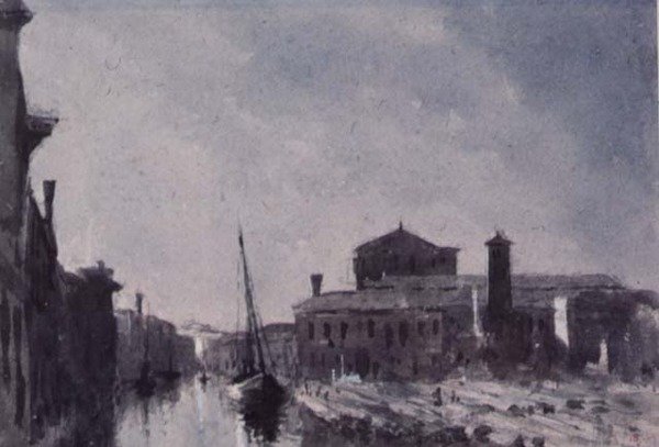 A Sacca Della Misericordia, Velence alkotó: George Price Boyce