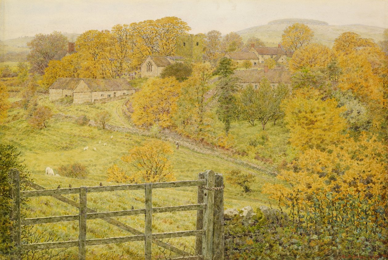 Thorpe, Derbyshire, 1880 alkotó: George Price Boyce