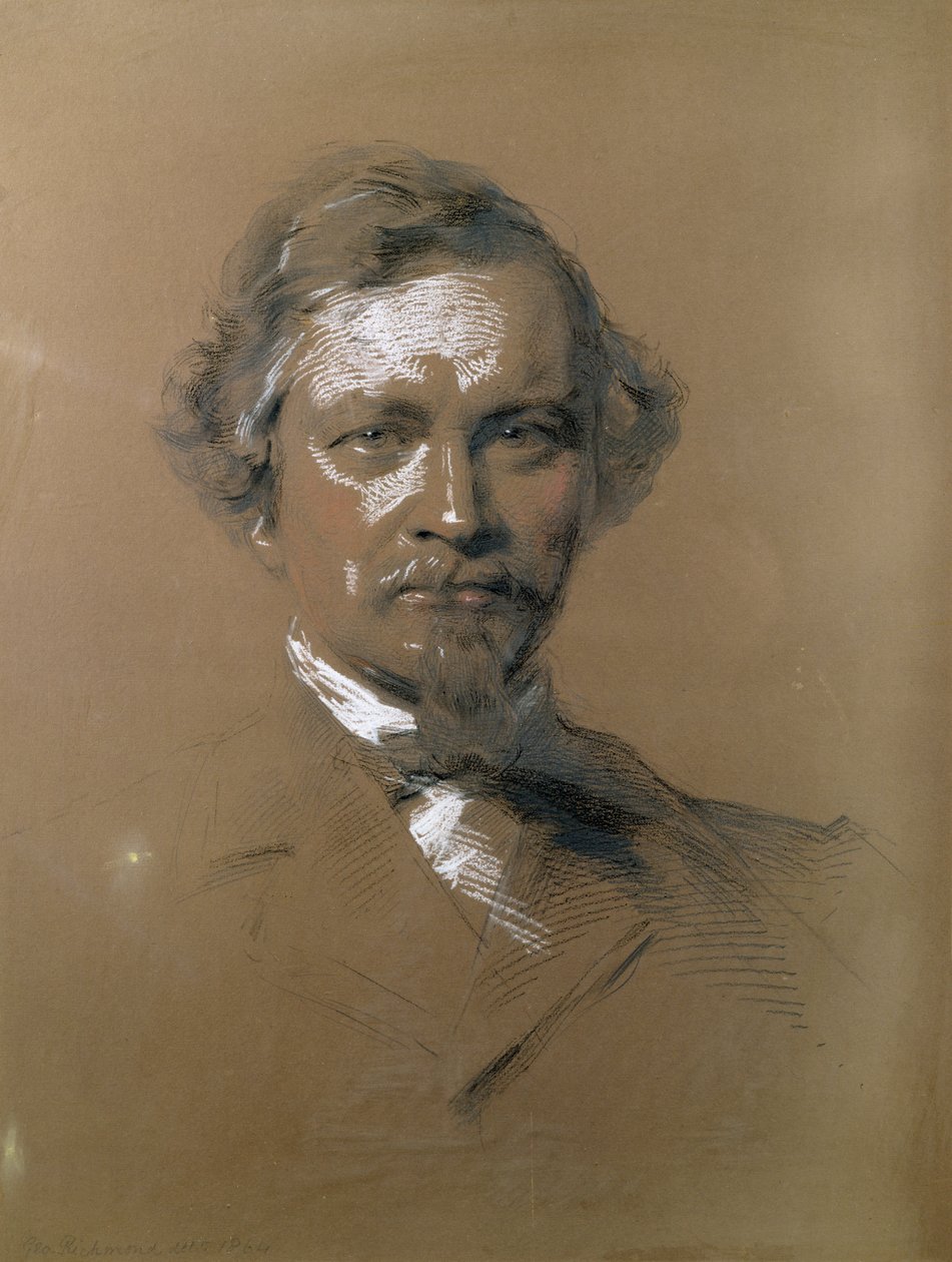 August Wilhelm Hofmann (1818-92) német vegyész, 1864 (kréta papíron) alkotó: George Richmond