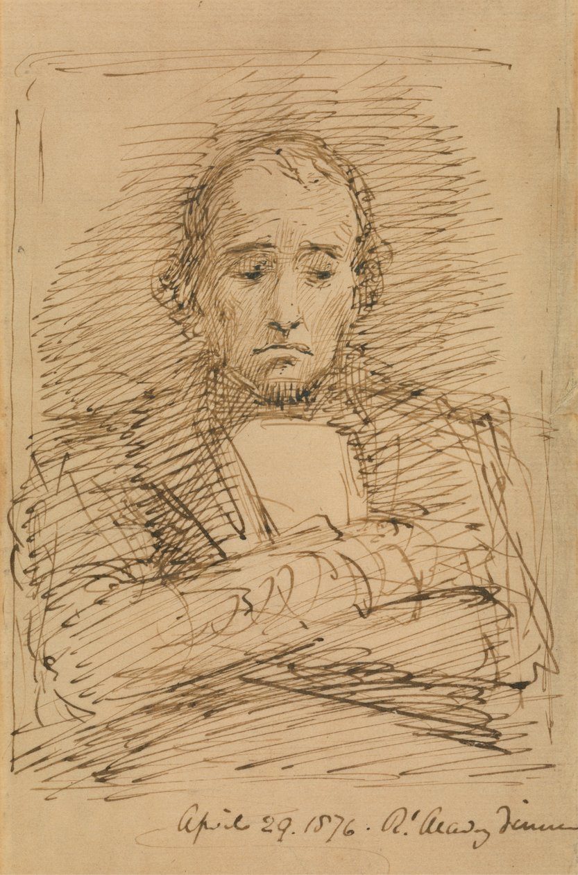 Benjamin Disraeli, vázlat egy Királyi Akadémia vacsoráján alkotó: George Richmond