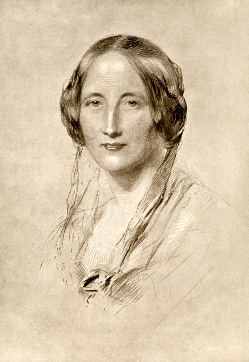 Elizabeth Gaskell, brit 19. századi regényíró, 1910. alkotó: George Richmond