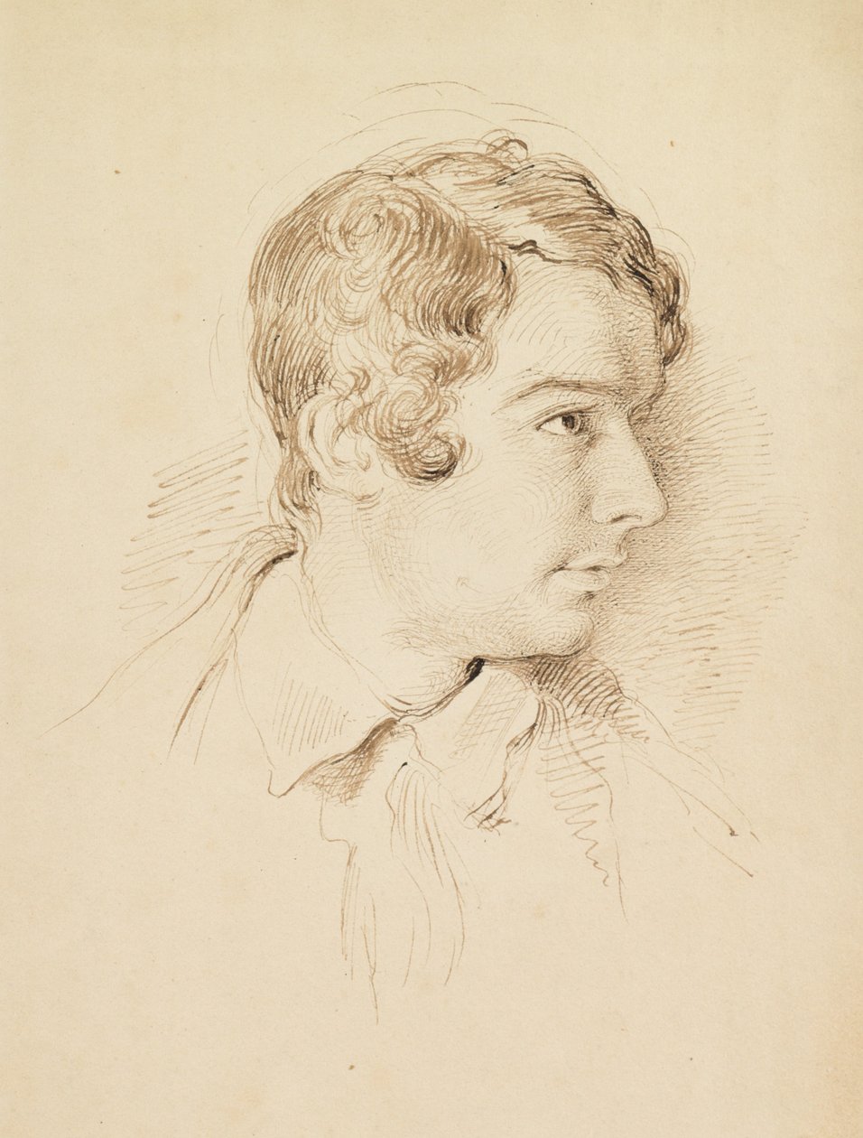 Egy férfi feje alkotó: George Richmond