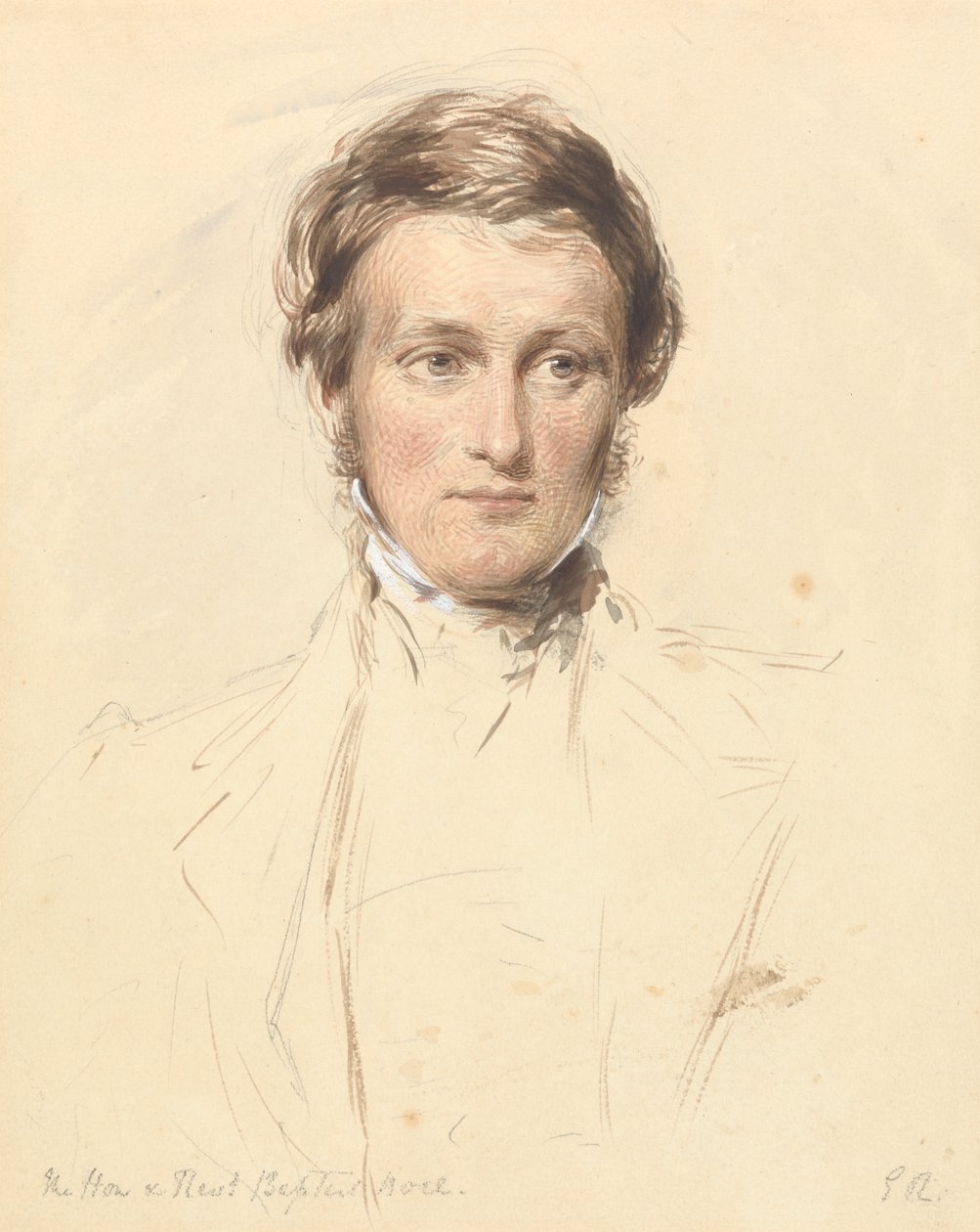 Hon. és Rev. Baptist Wriothesley Noel (1798-1873) alkotó: George Richmond