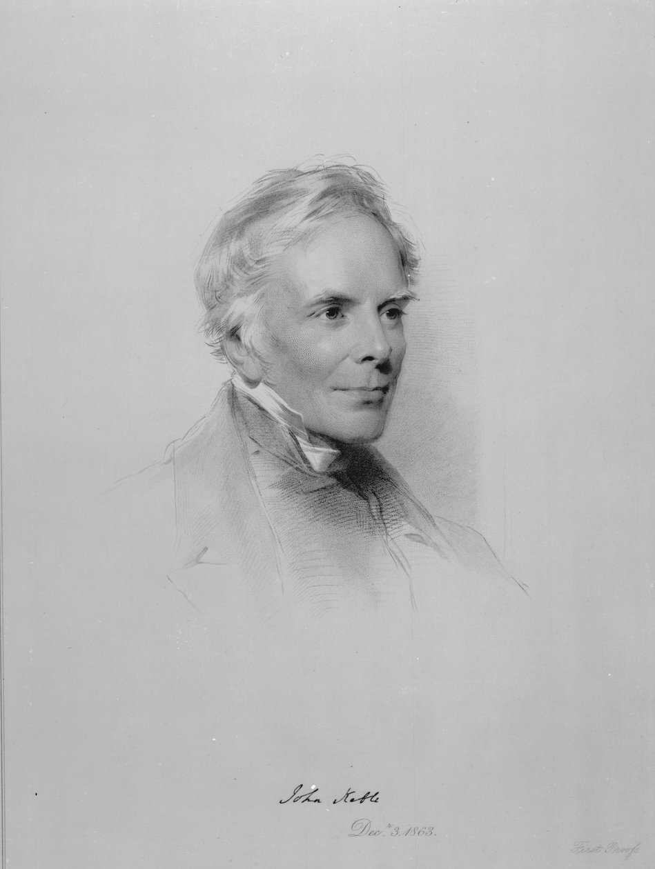 John Keble, William Holl Jr metszete egy 1863-as rajz után alkotó: George Richmond