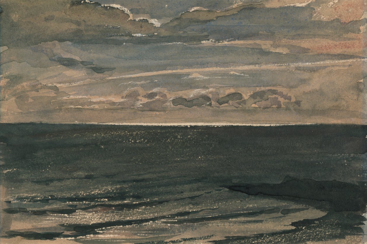 Holdfény a tenger felett, Broadstairs alkotó: George Richmond