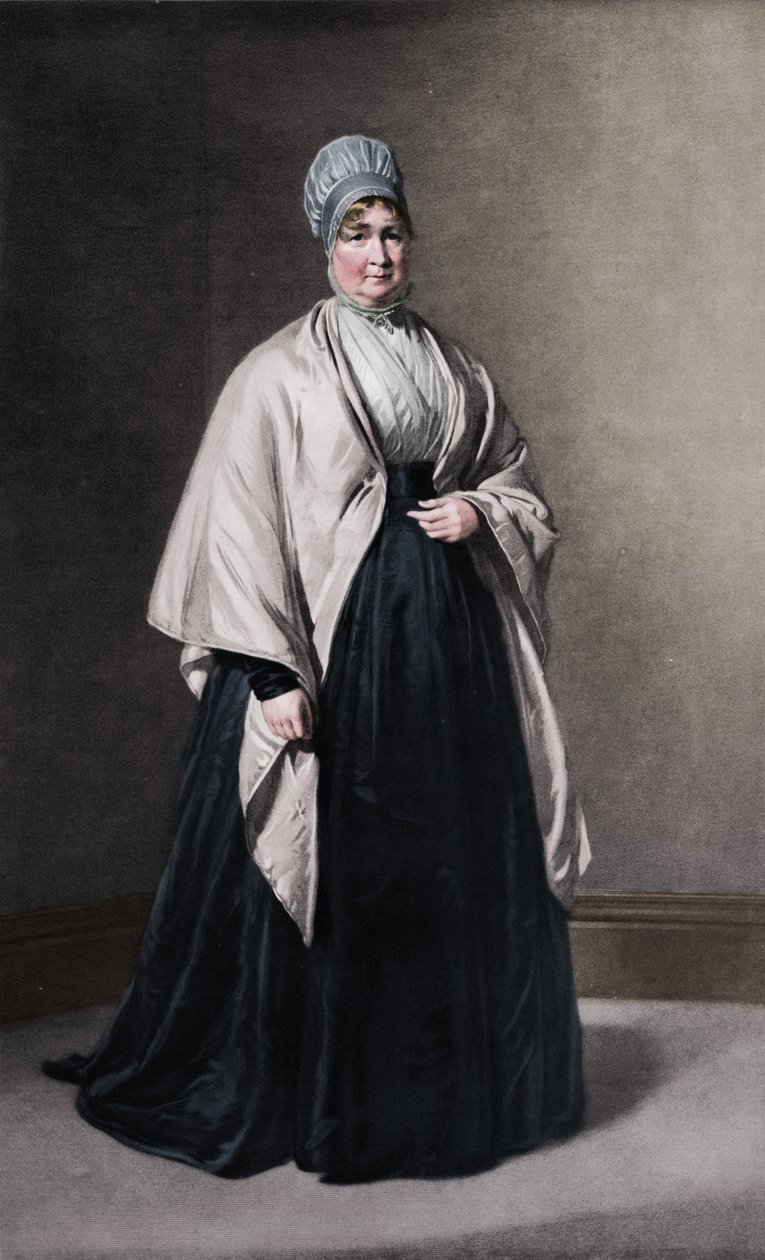 Mrs. Elizabeth Fry 1780-1845, c1843, 1912 alkotó: George Richmond