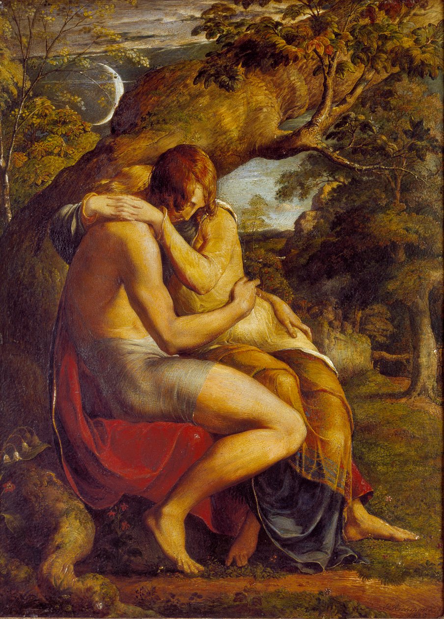 Az elválás előestéjén, 1830 alkotó: George Richmond