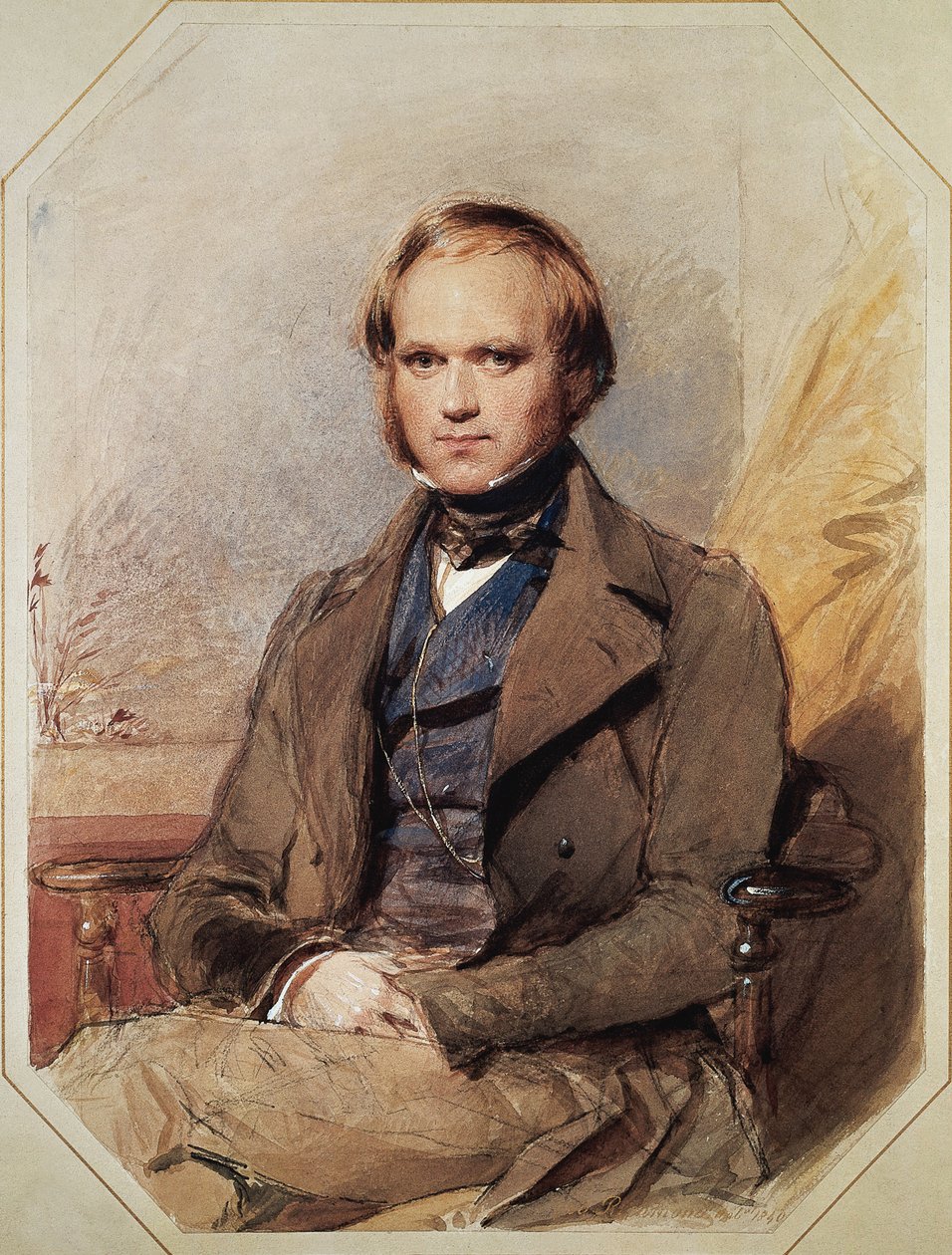Charles Robert Darwin portréja (Shrewsbury alkotó: George Richmond