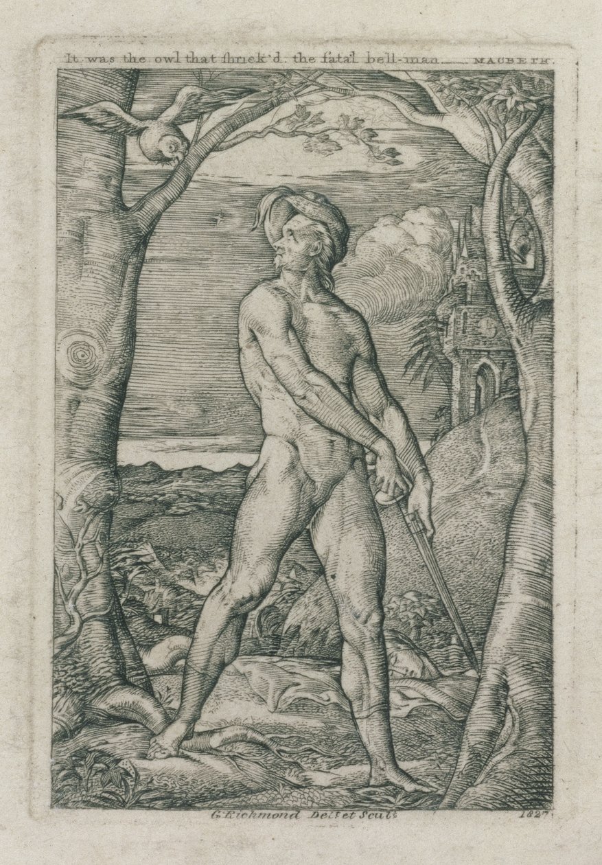 The Fatal Bellman, 1827 alkotó: George Richmond