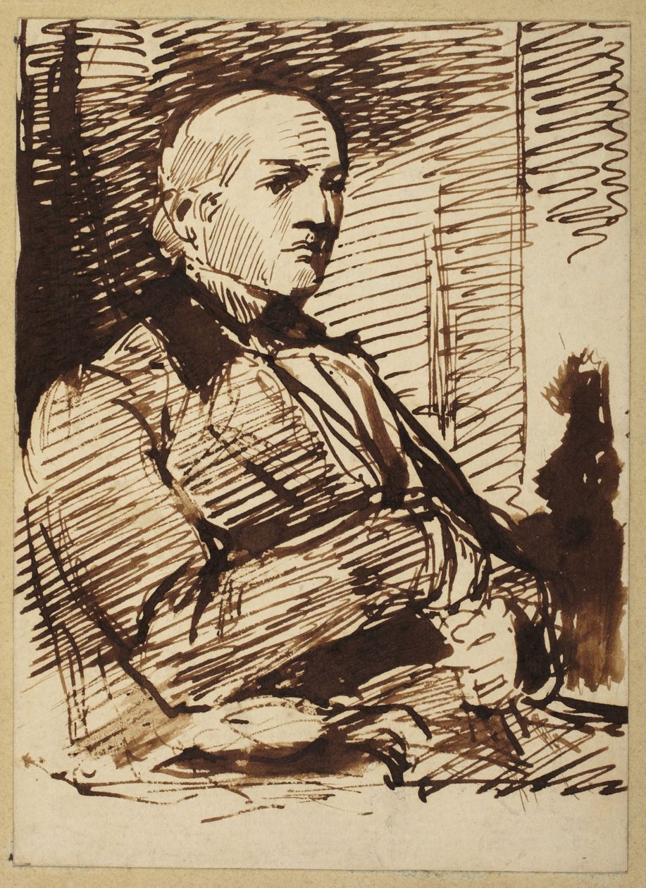 Az ülő férfi alkotó: George Richmond