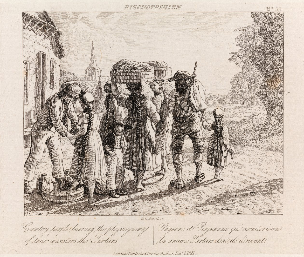 Bischoffshiem, 1821 körül (rézkarc) alkotó: George Robert Lewis