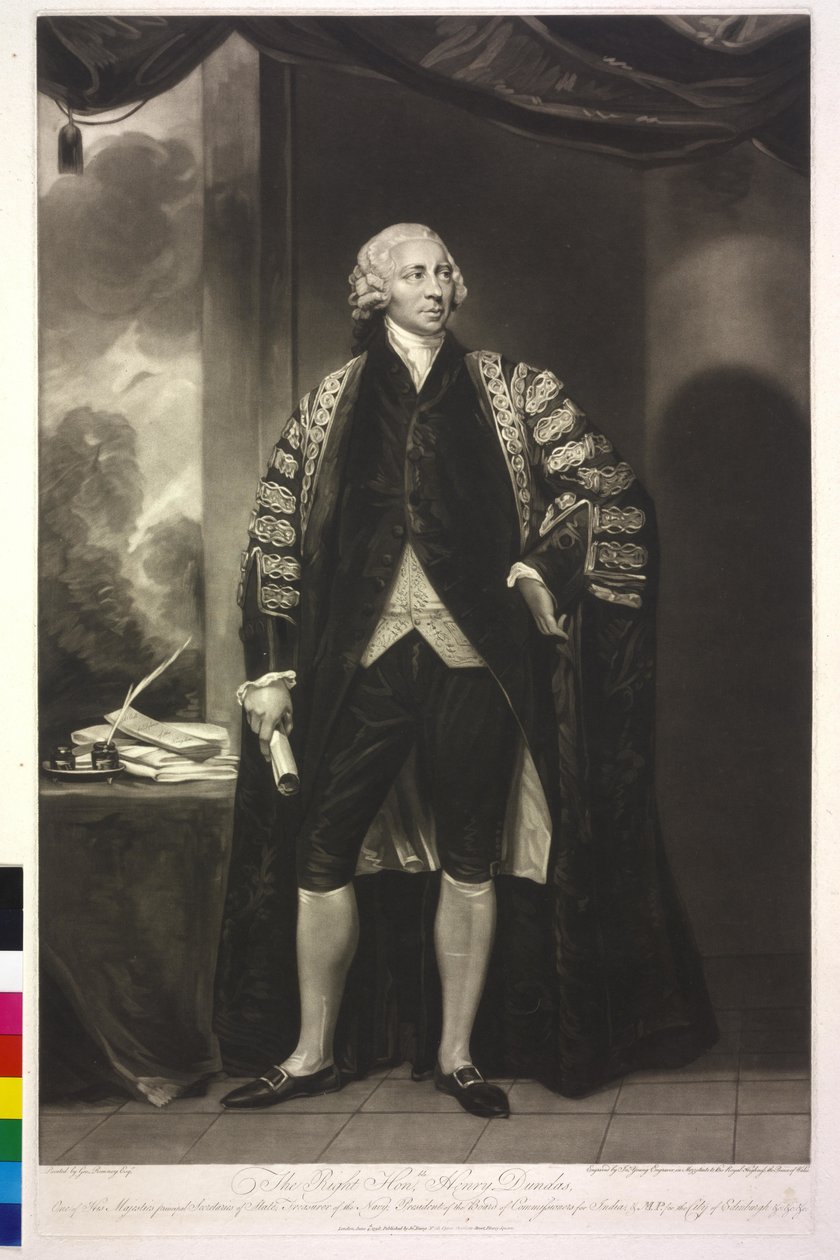 Melville Dundas 1. grófja alkotó: George Romney