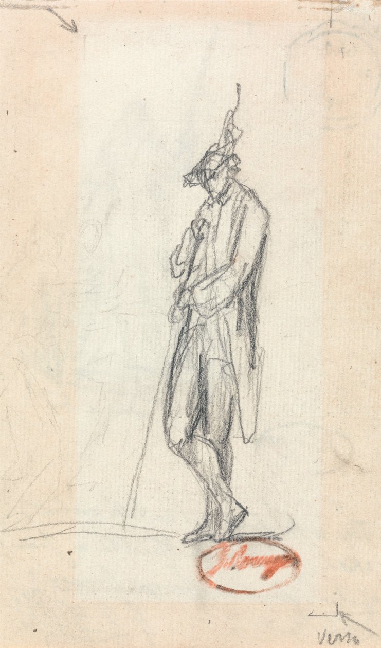 Álló férfi alak alkotó: George Romney