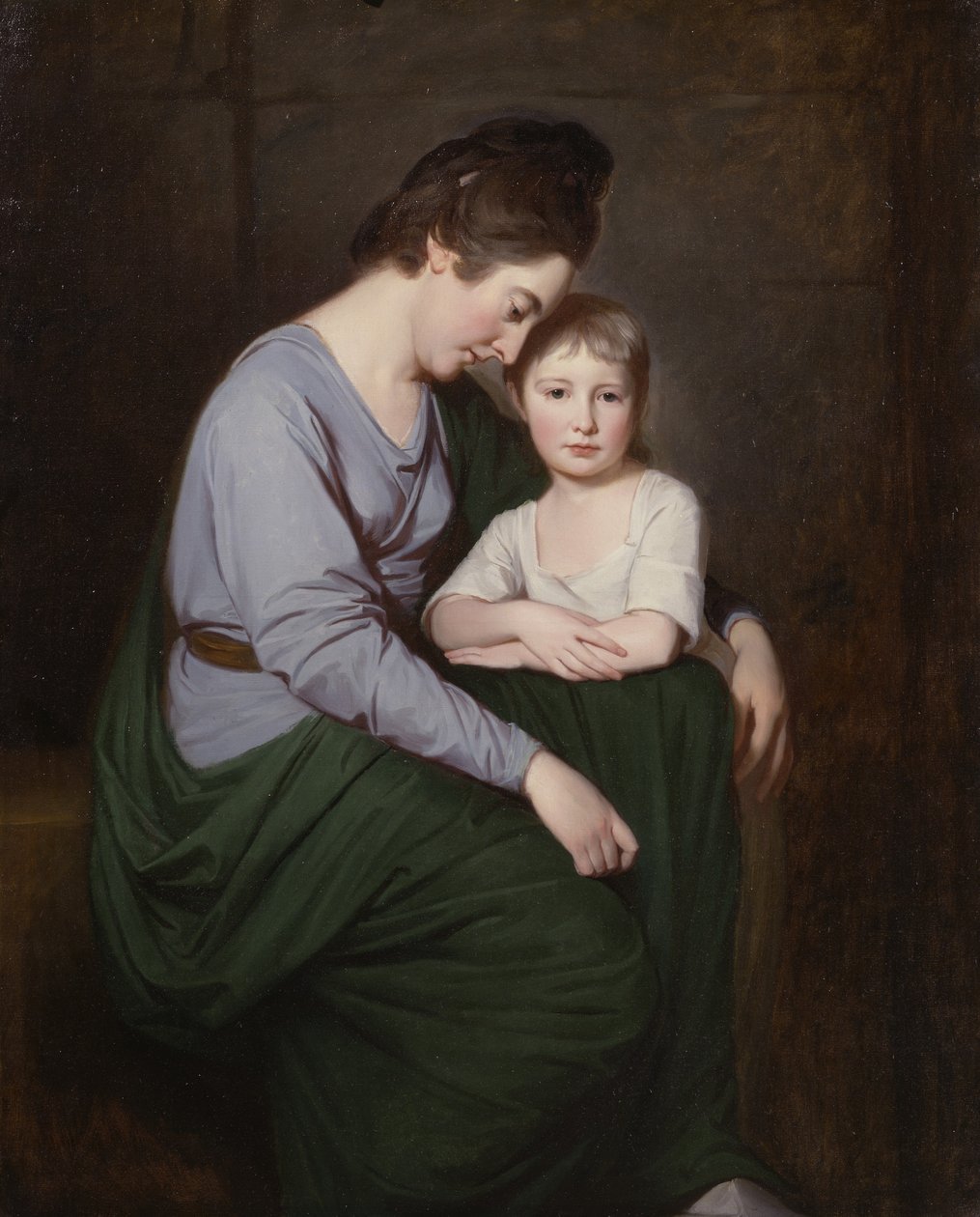 Ann Wilson lányával, Sybill-lel, 1776-77 körül (olaj, vászon) alkotó: George Romney