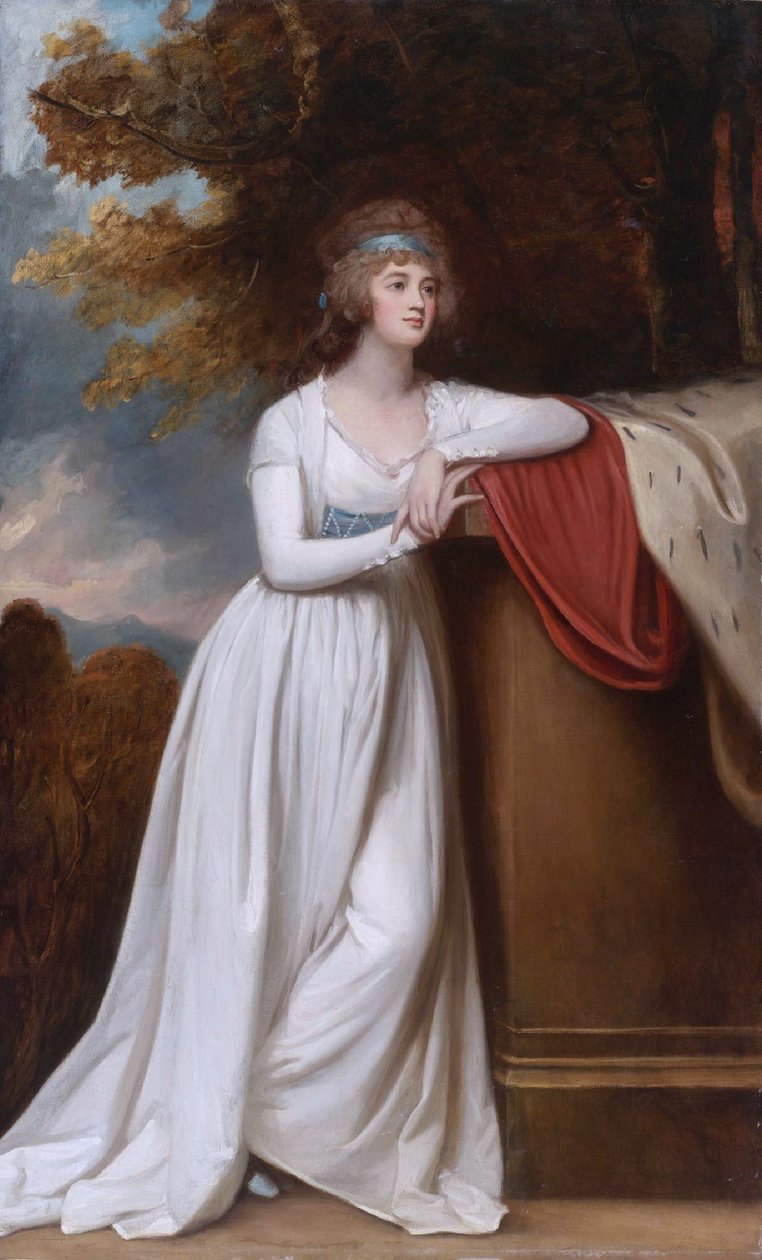 Barbara, Donegal márkinője, Arthur Chichester, Donegall 1. márki harmadik felesége. alkotó: George Romney
