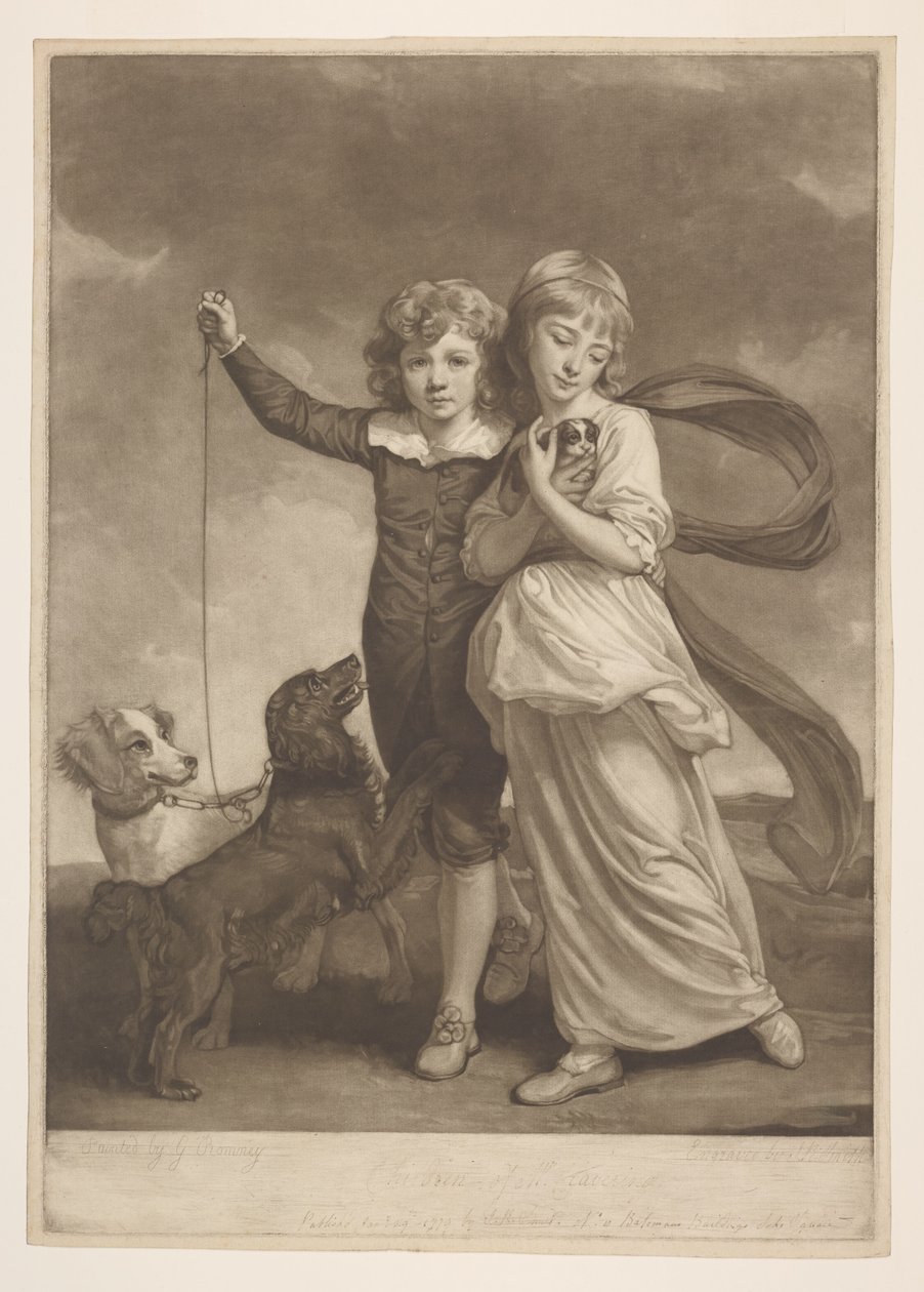 Clavering úr gyermekei alkotó: George Romney