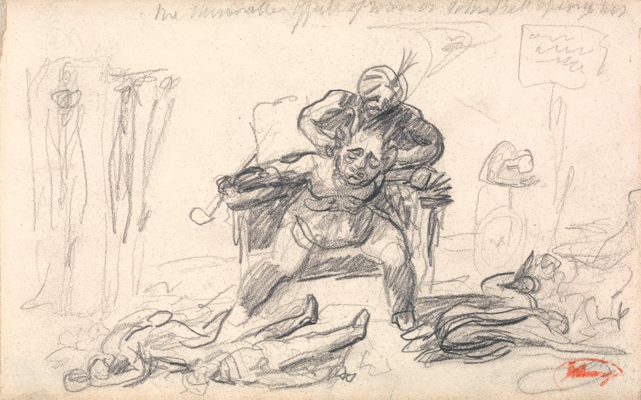 A démon uralkodója és alattvalói: „A háború szörnyű következményei John Bullra nézve...” alkotó: George Romney