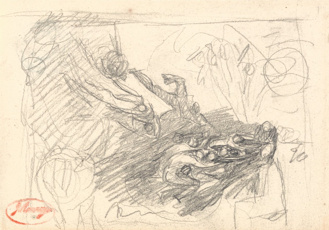 Az ördögök Krisztus megkísértésében alkotó: George Romney
