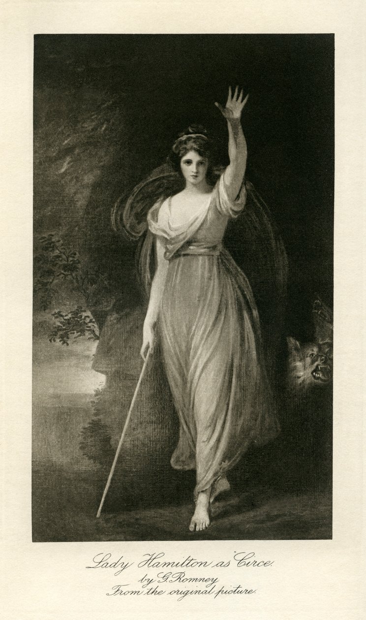 Emma Lady Hamilton alkotó: George Romney