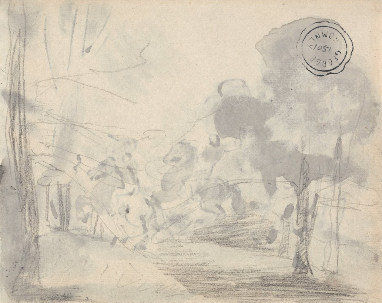 Fák tisztása alkotó: George Romney