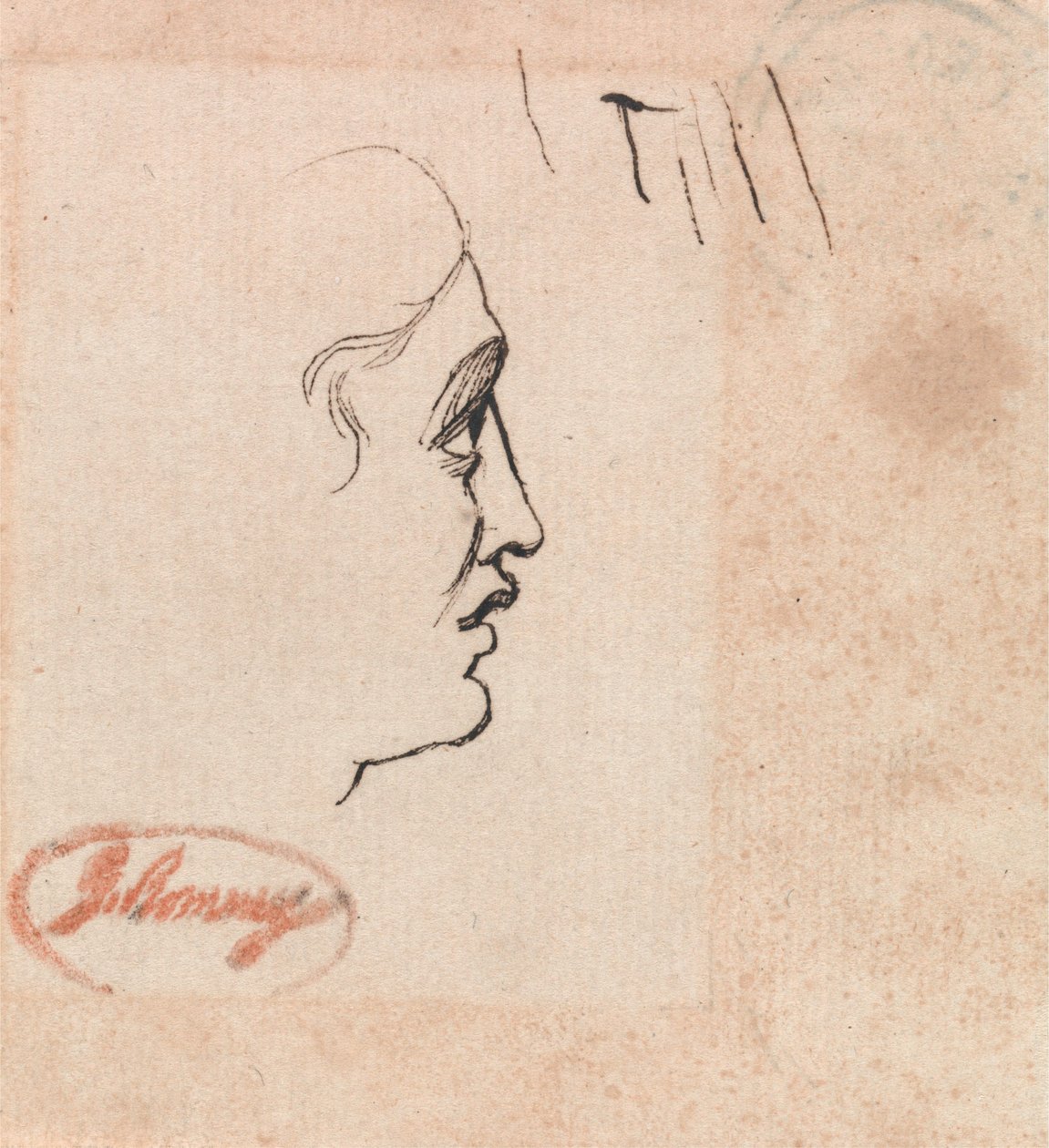 Egy fiatal feje alkotó: George Romney
