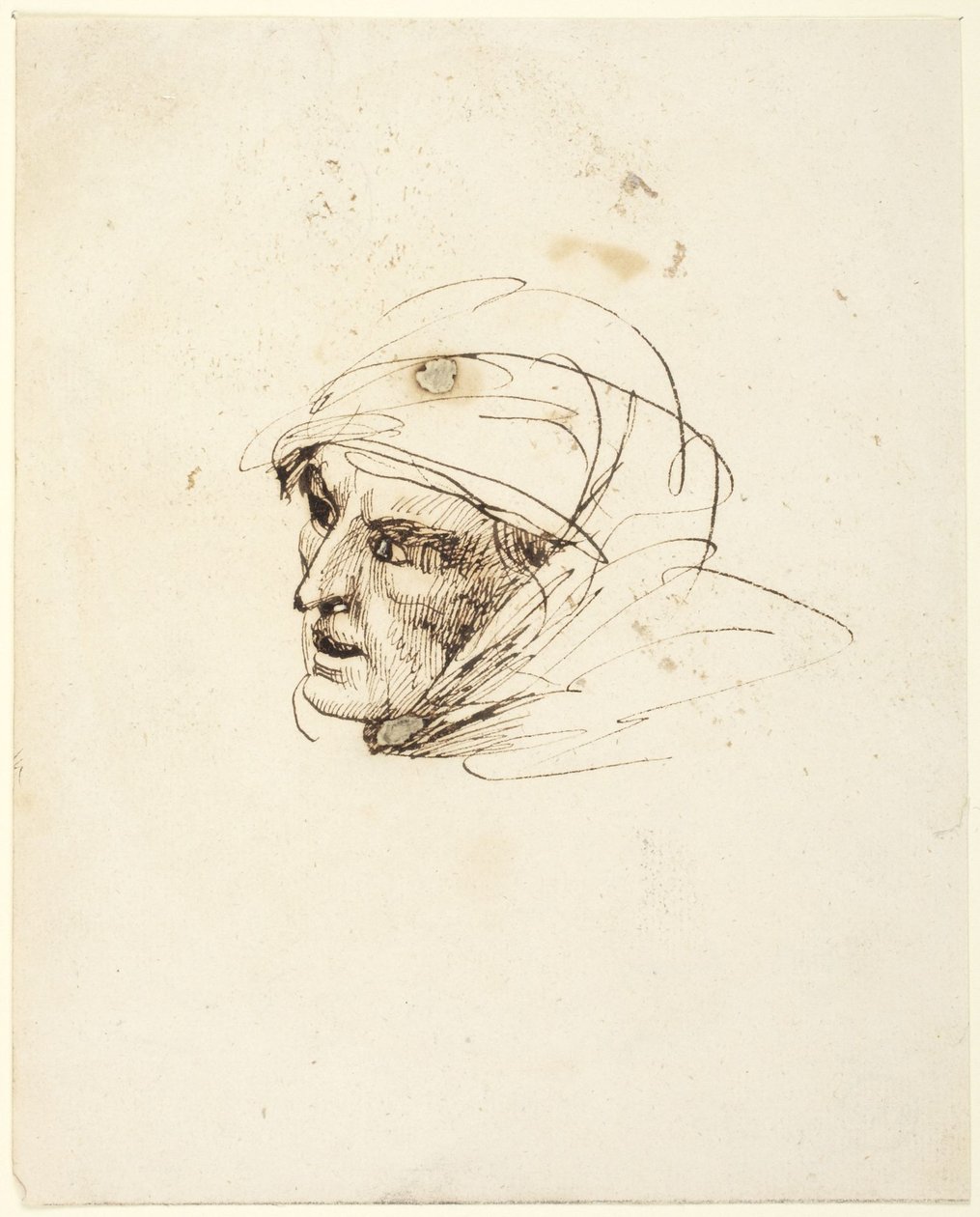Egy nő feje alkotó: George Romney