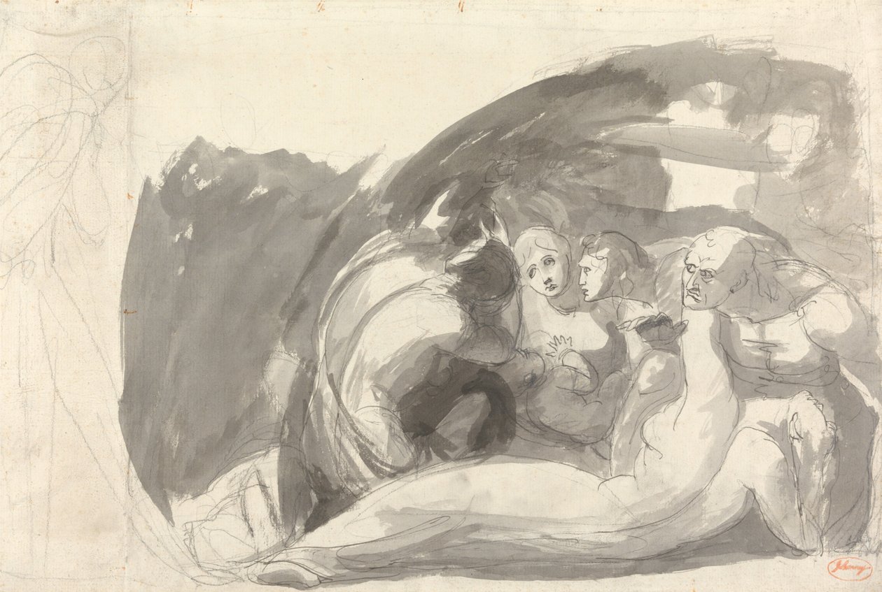 Howard börtönlátogatása alkotó: George Romney