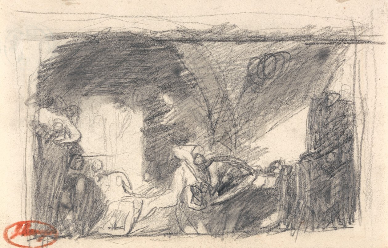 Howard börtönlátogatása alkotó: George Romney