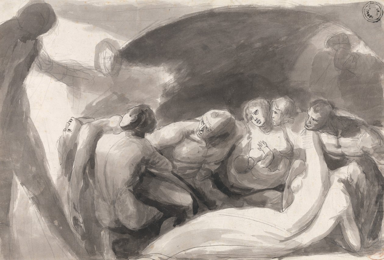 Howard börtönlátogatása alkotó: George Romney