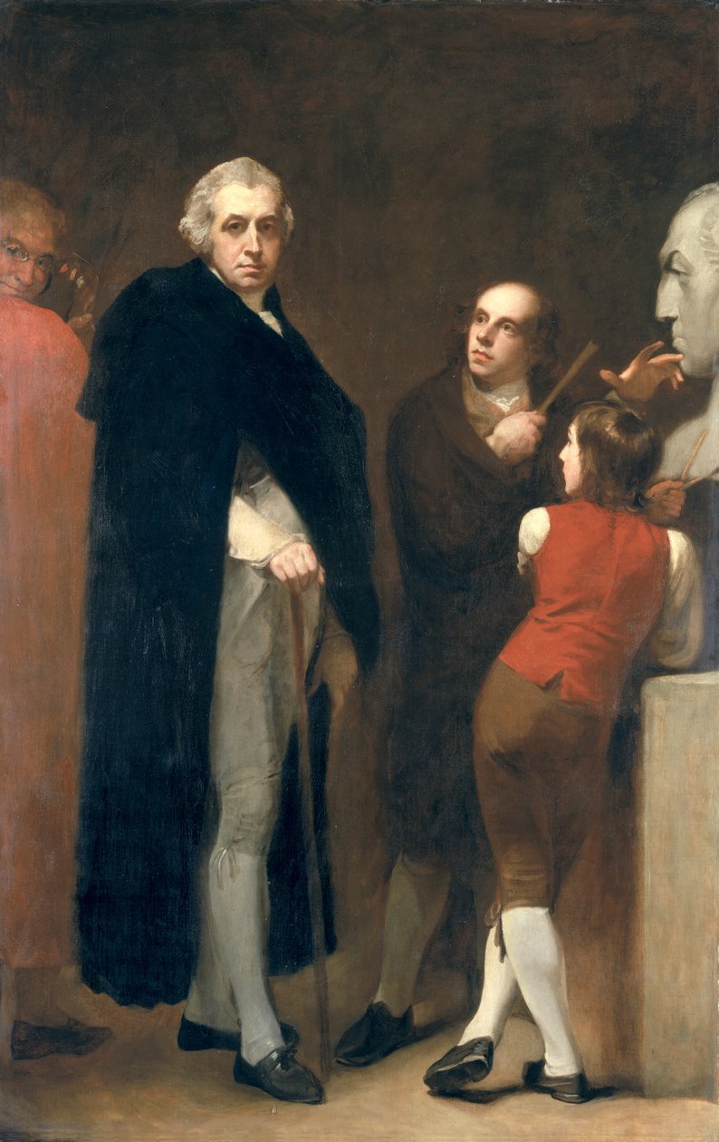 John Flaxman (1755-1826) William Hayley (1745-1820) mellszobrát mintázza, 1791-92 körül alkotó: George Romney