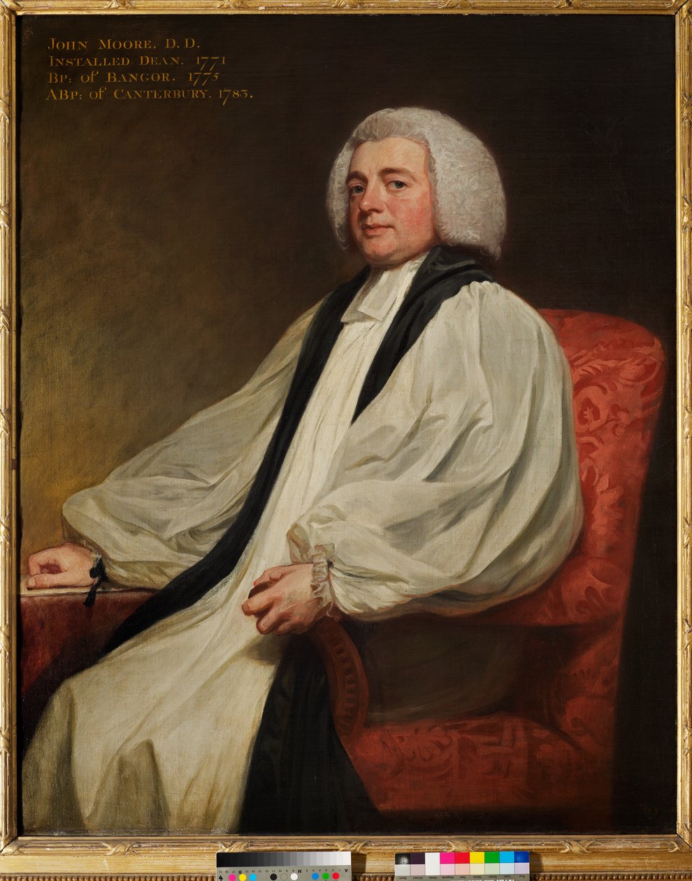 John Moore (Canterbury dékánja 1771-1775), 1780 körül (olajfestmény) alkotó: George Romney