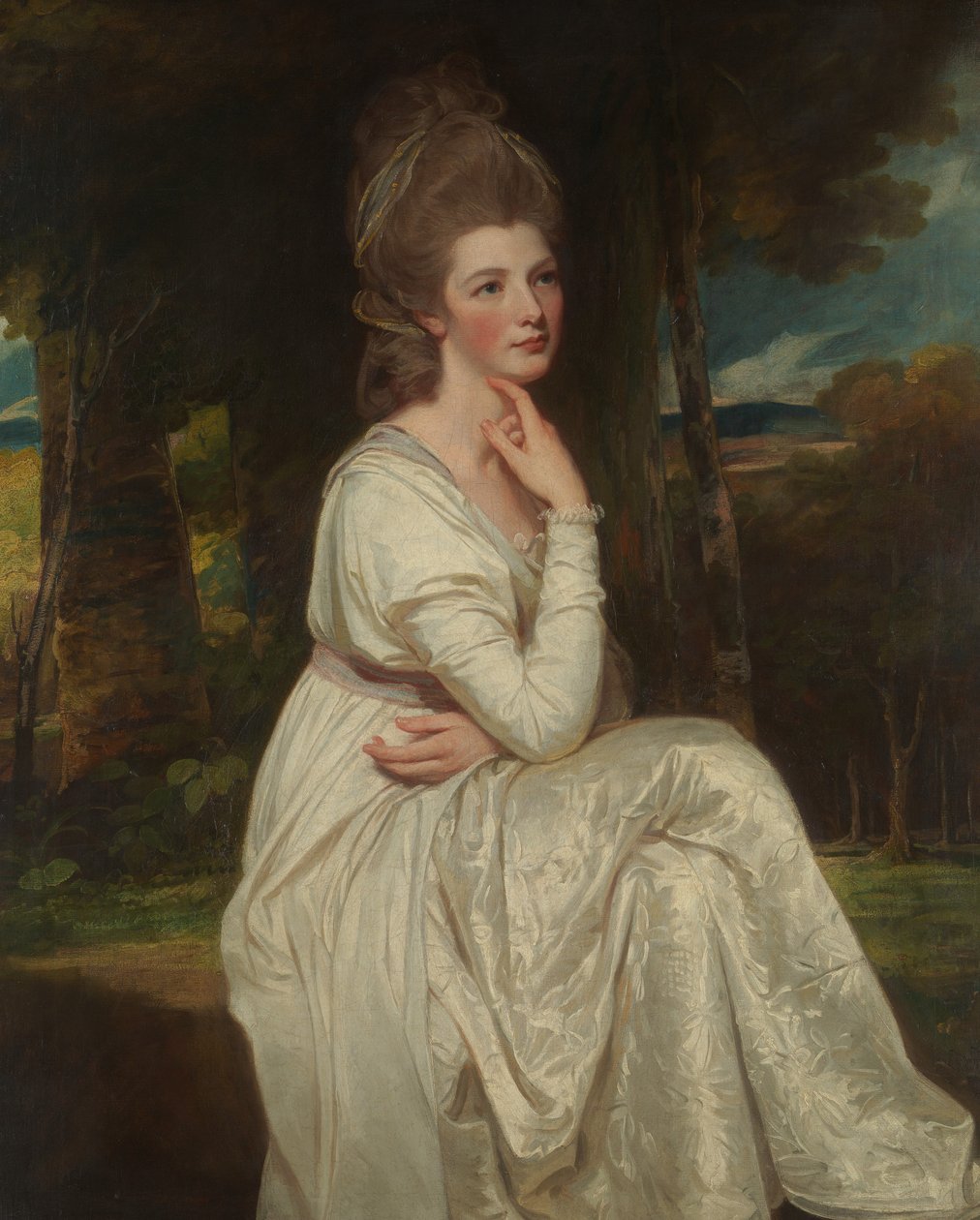 Lady Elizabeth Stanley 1753-1797, Derby grófnője, 1776-78. alkotó: George Romney