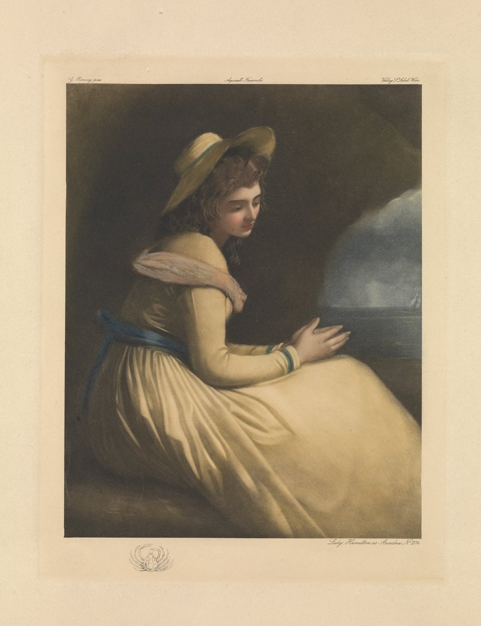 Lady Emma Hamilton mint Ariadné alkotó: George Romney