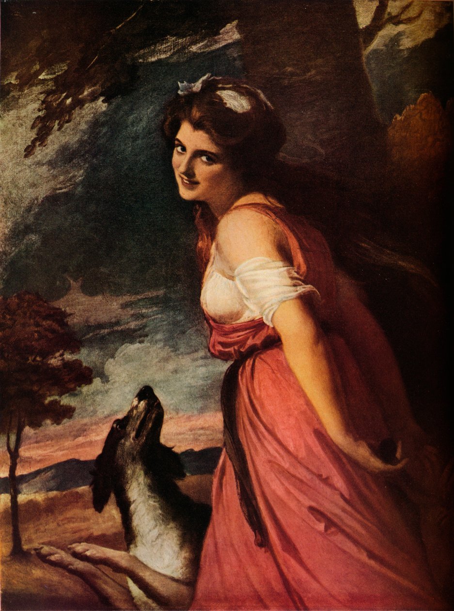 Lady Hamilton mint Bacchante, 1785 alkotó: George Romney