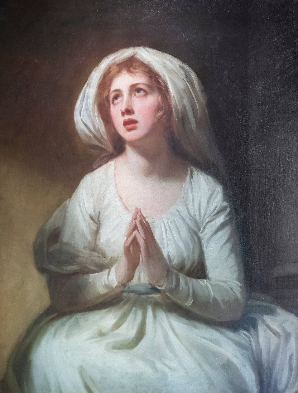 Lady Hamilton az imában alkotó: George Romney