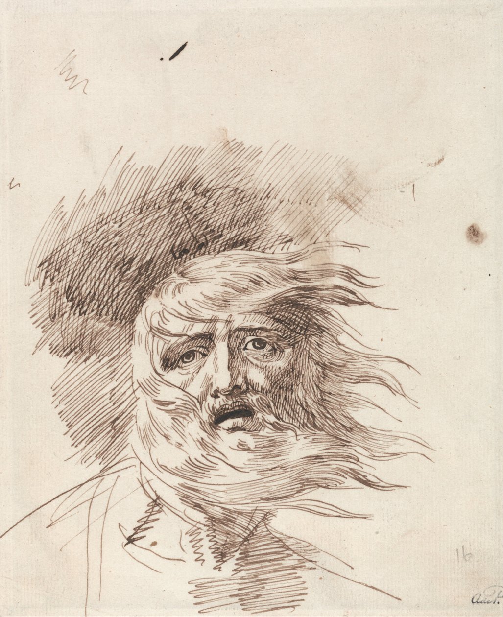 "Lear a viharban", Lear király, III. felvonás, II. jelenet alkotó: George Romney