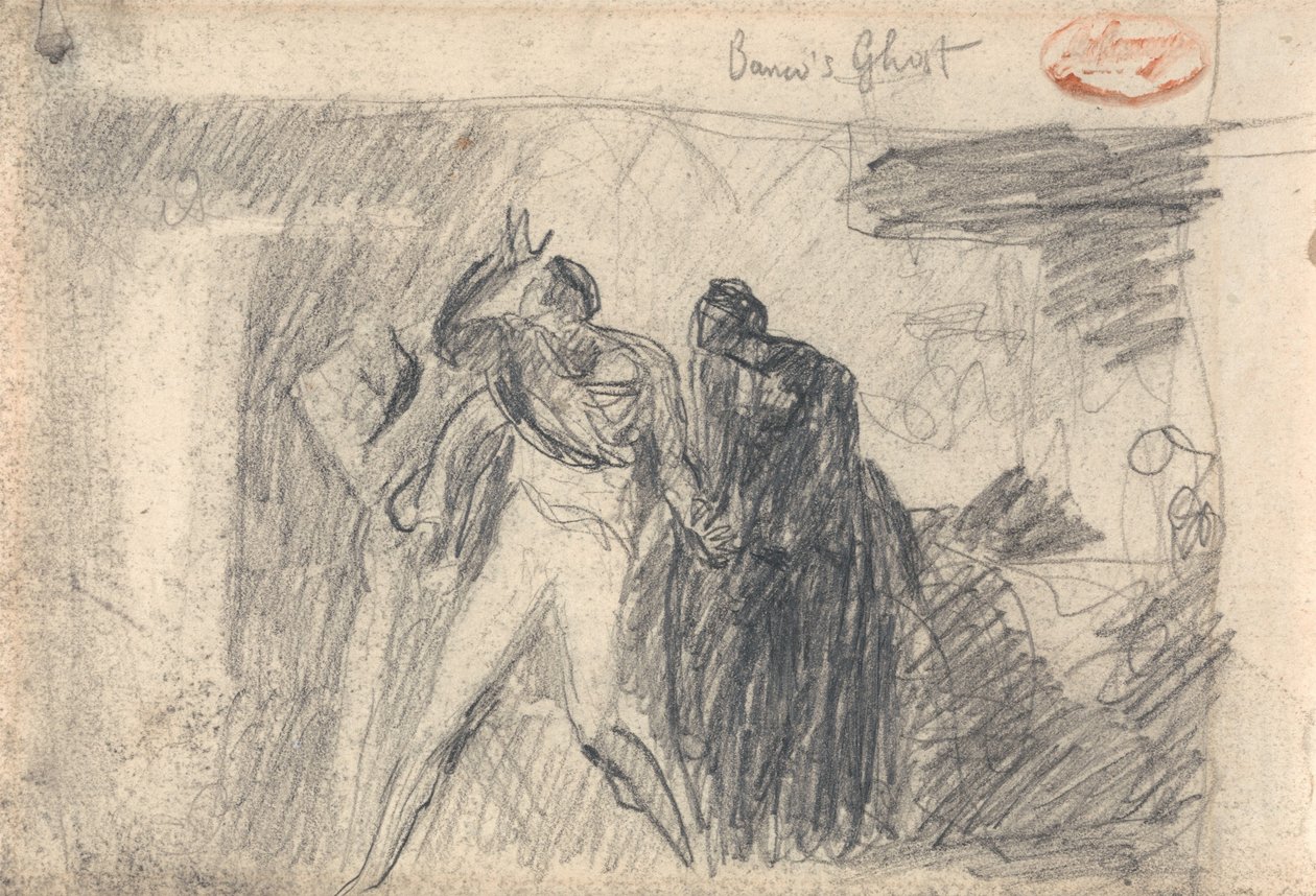 Macbeth: A bankett jelenete alkotó: George Romney