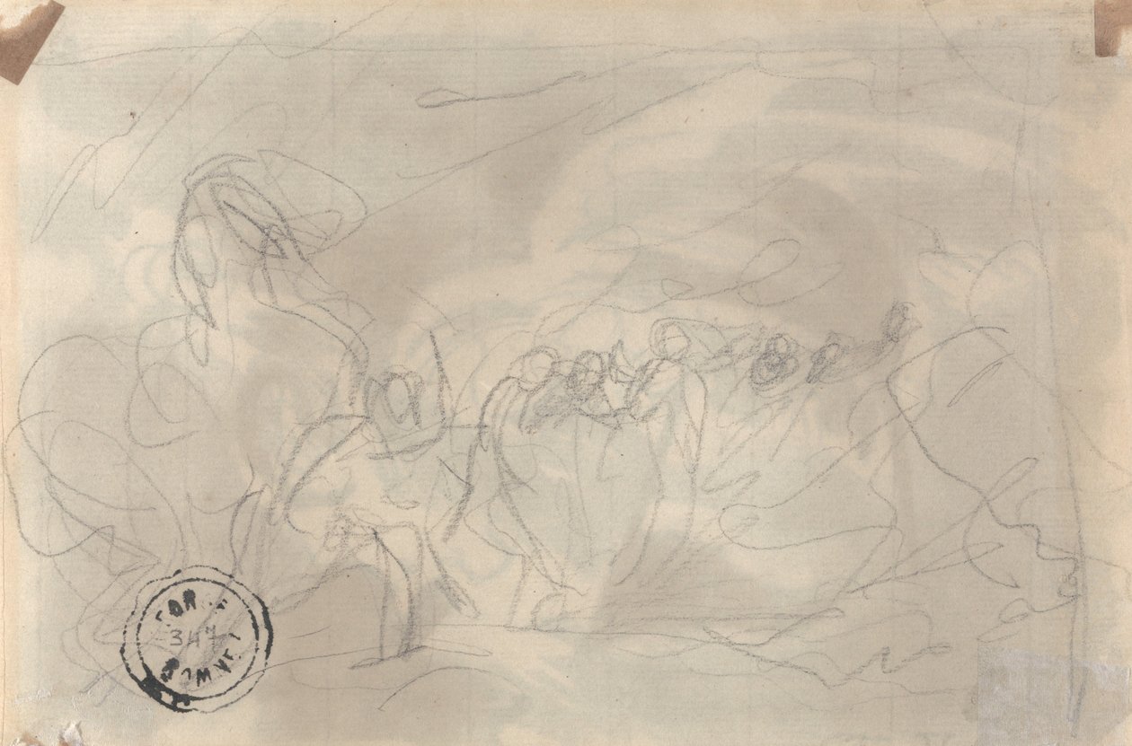 Macbeth találkozása a három boszorkánnyal alkotó: George Romney