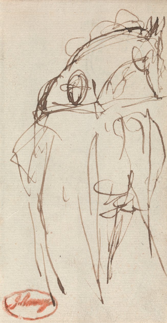 Ember és ló alkotó: George Romney
