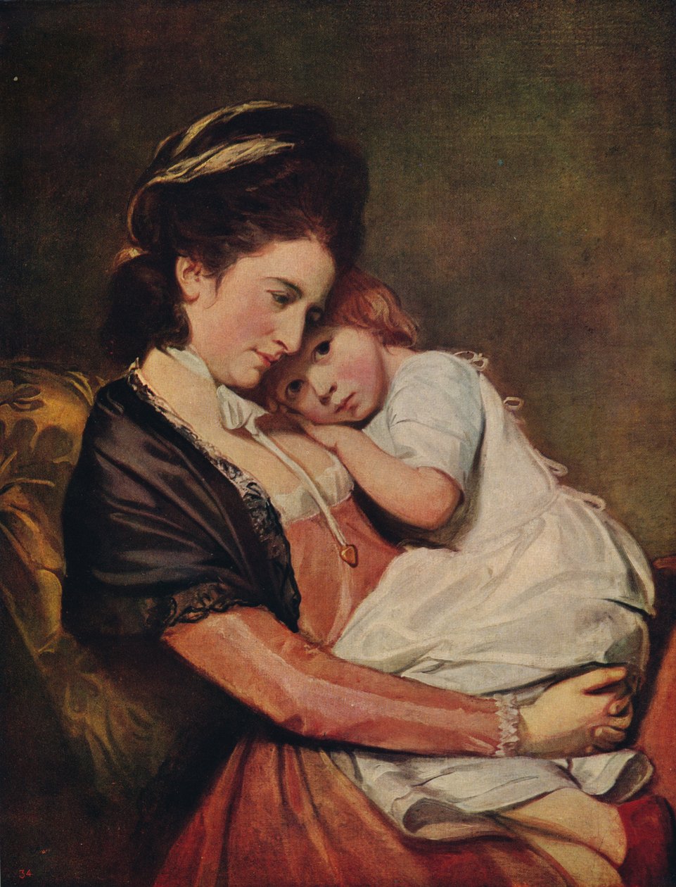 Mrs. Johnstone és fia, 1775-1780, 1915 alkotó: George Romney