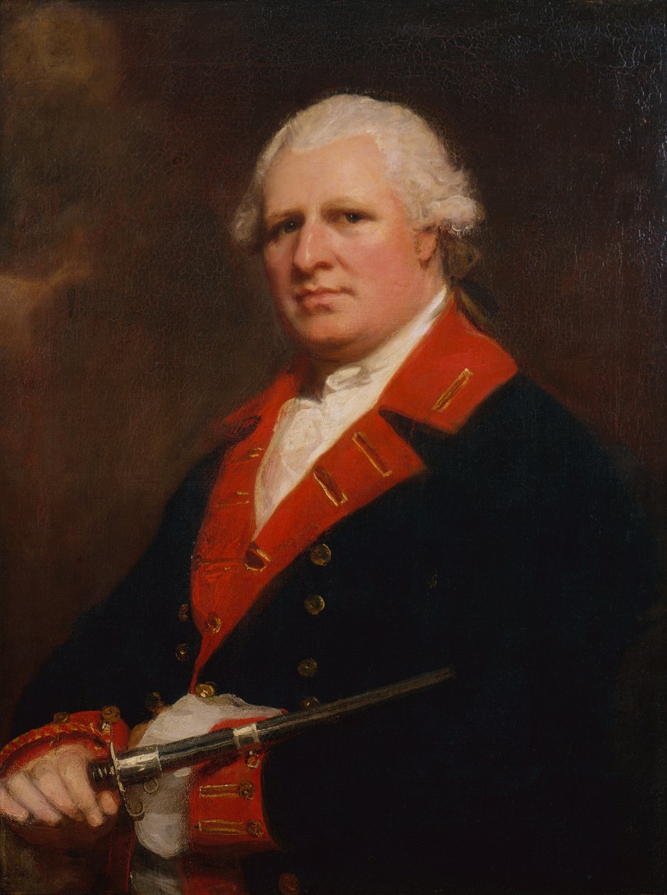 Patrick Duff ezredes portréja (olaj, vászon) alkotó: George Romney
