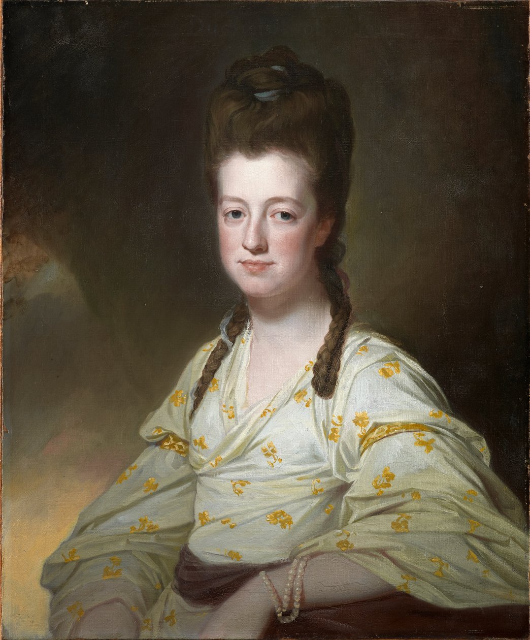 Dorothy Cavendish, Portland hercegnő portréja, 1772 körül (olaj, vászon) alkotó: George Romney
