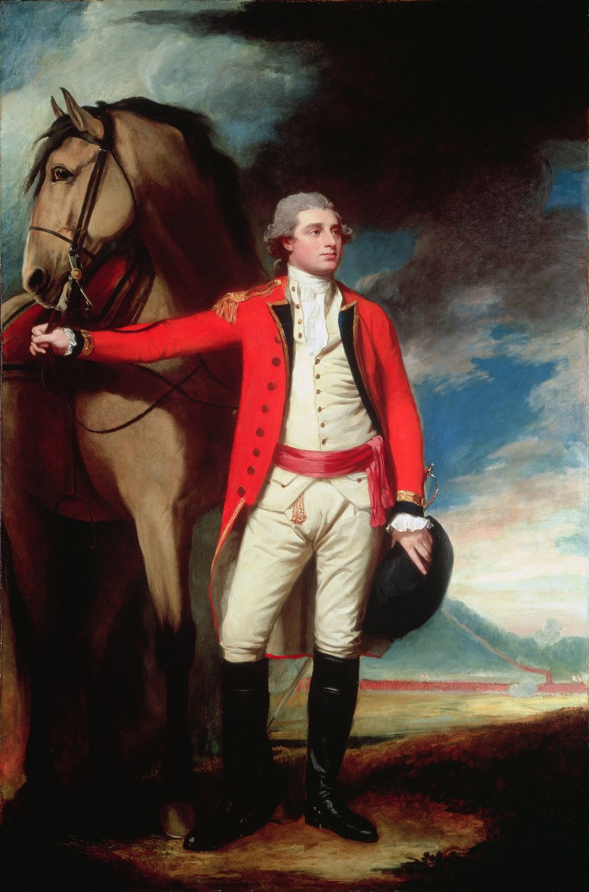 James Hartley őrnagy portréja alkotó: George Romney
