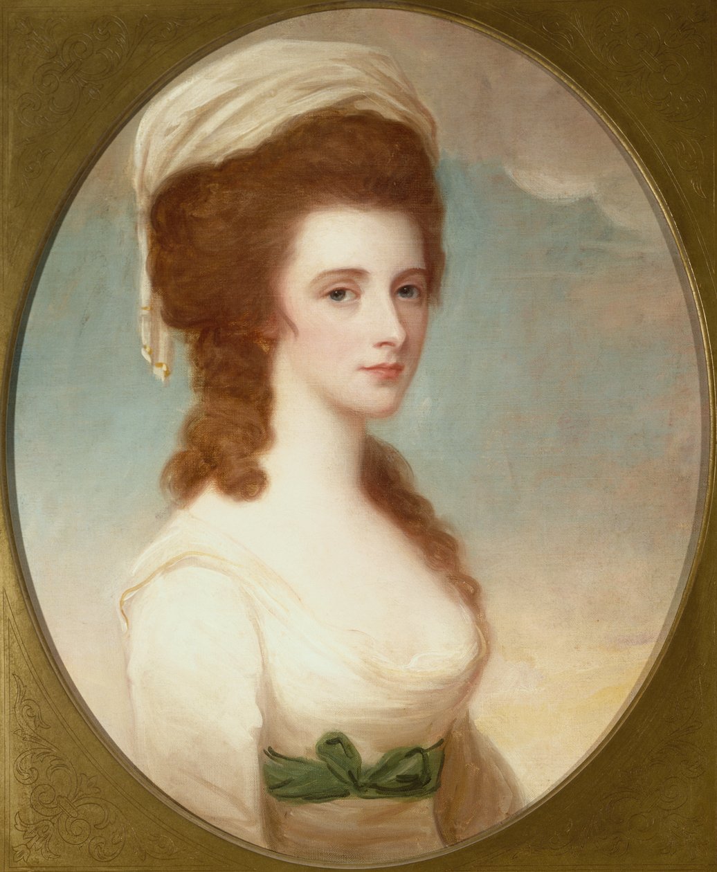 Mariah Copley kisasszony portréja (olaj) alkotó: George Romney