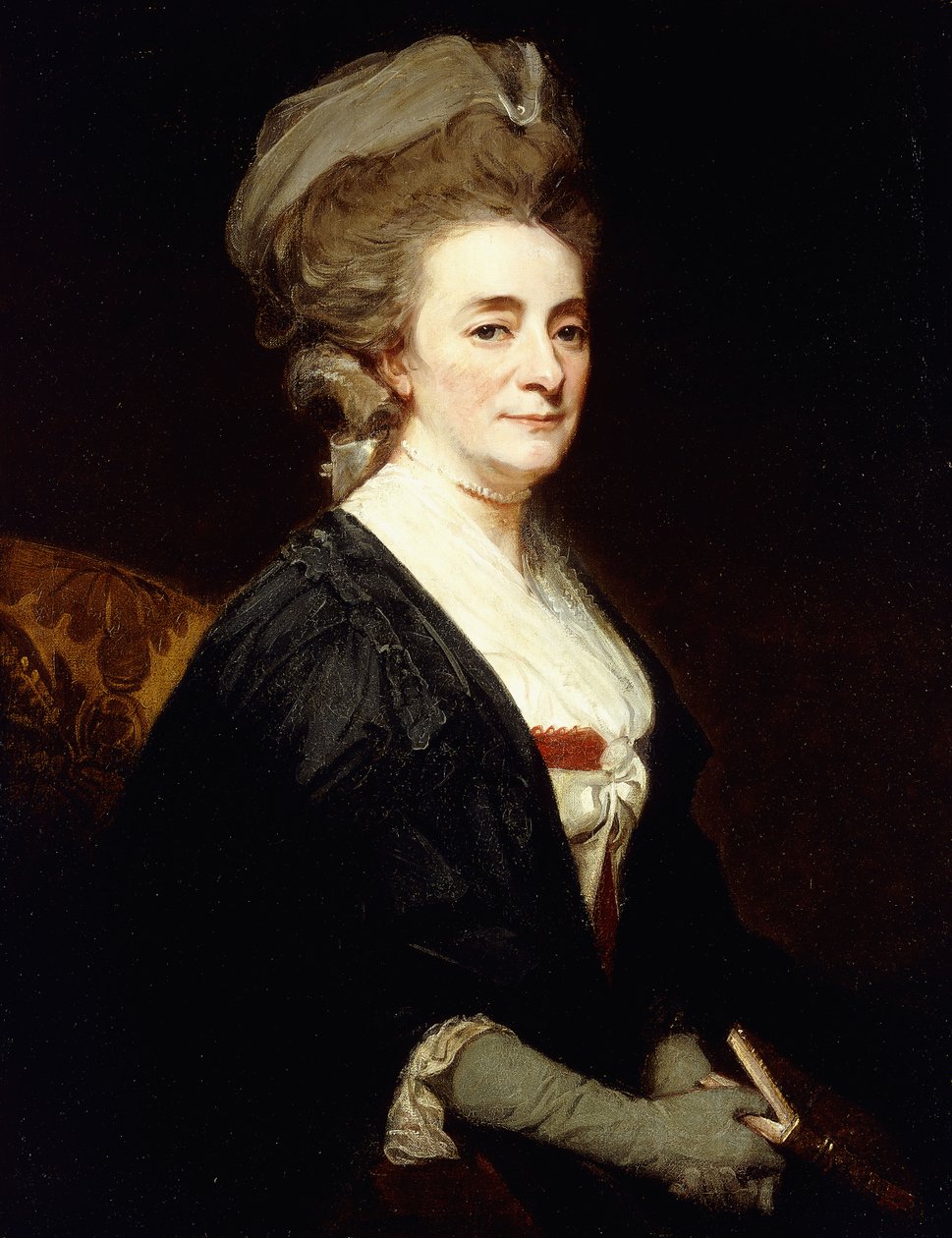 Egy hölgy portréja azt mondta, hogy asszony, alkotó: George Romney
