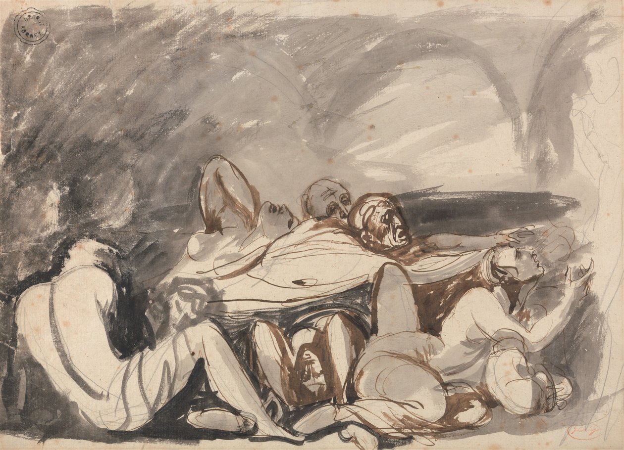 Börtönjelenet alkotó: George Romney