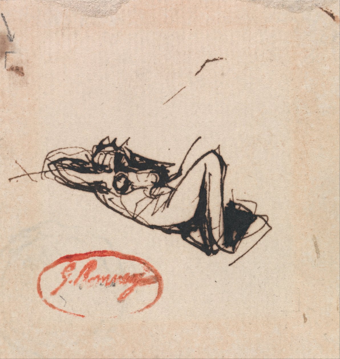Fekvő alak alkotó: George Romney