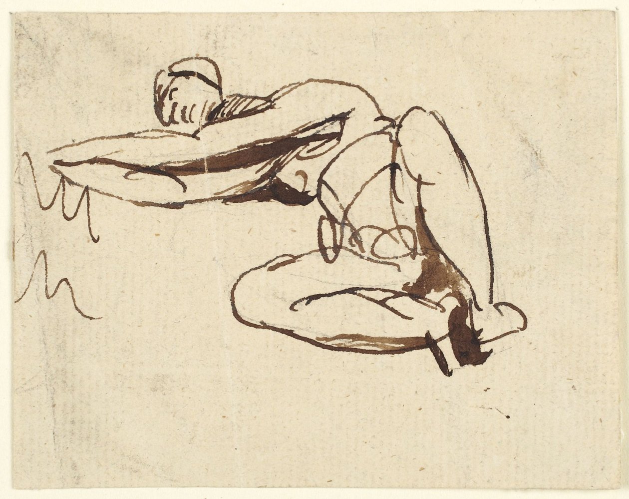 Fekvő alak alkotó: George Romney