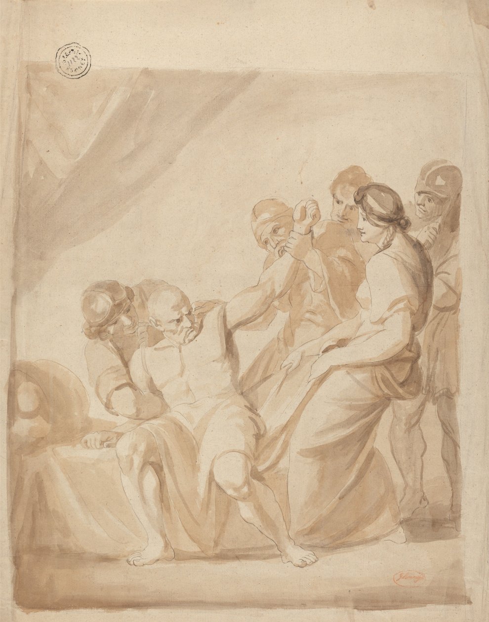 Samson legyőzése alkotó: George Romney